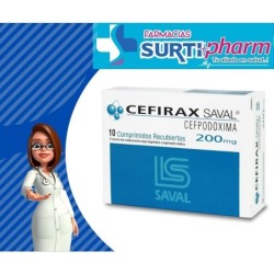 CEFIRAX COM-RECx200MGx10