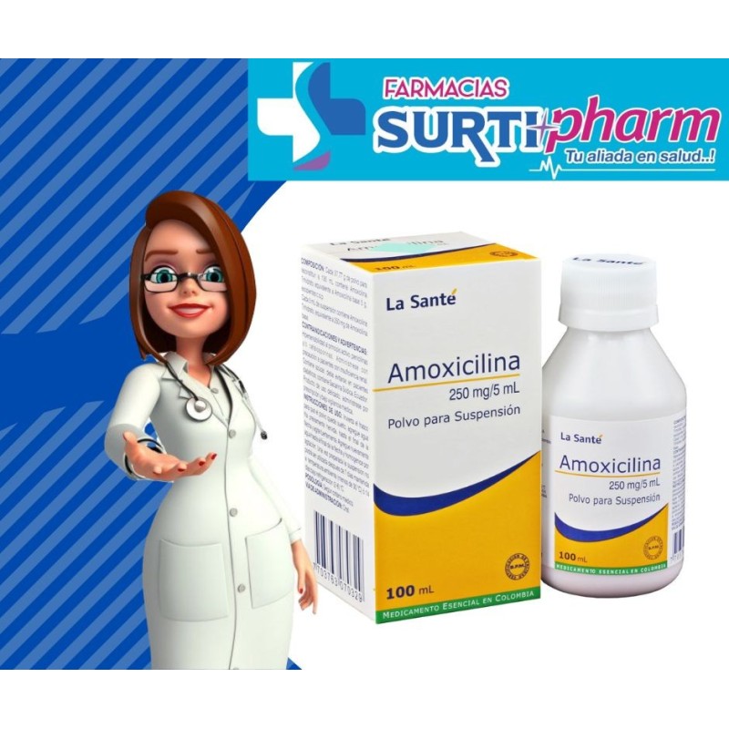 'AMOXICILINA SUSx250MG/5Mx100ML LSTE'