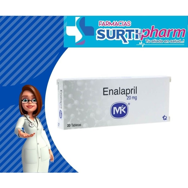 'ENALAPRIL TABx20MGx20 MK'