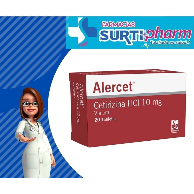 ALERCET 10MG TABLETA X20