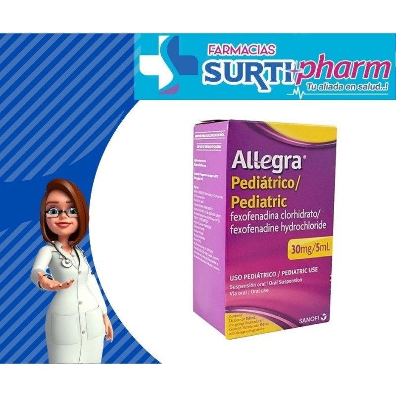 'ALLEGRA SUSx30MG/5MLx150ML'