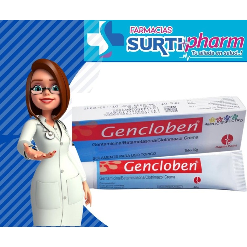 GENCLOBEN CREMA 30G(GENTA+BETA+CLOT