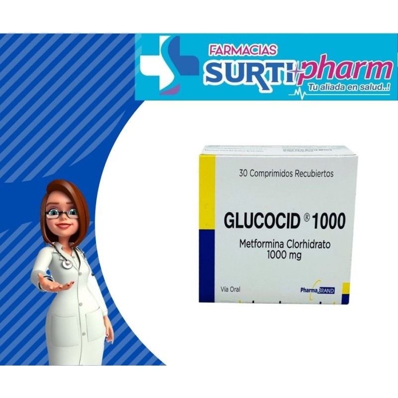 GLUCOCID TAB-RECx1000MGx30