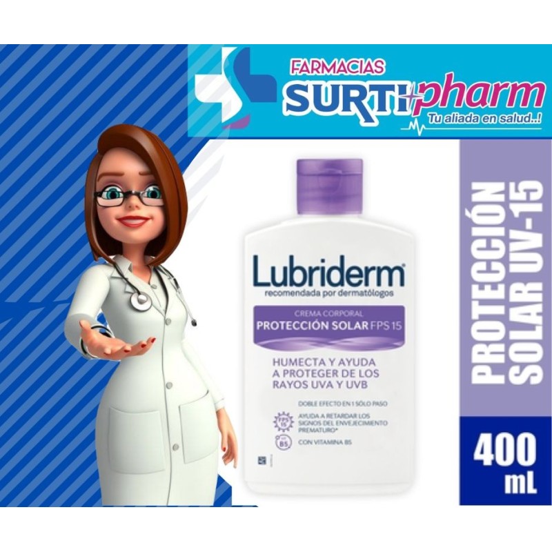 CREMA LUBRIDERM UVx400ML