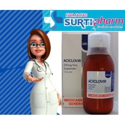 ACICLOVIR SUSx200MG/5MLx120ML ECUG