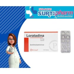 LORATADINA TAB 10MGx100x10B...