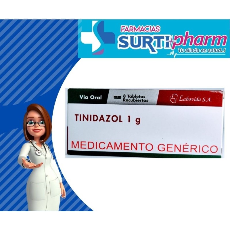 TINIDAZOL TABx1GRx8 VID