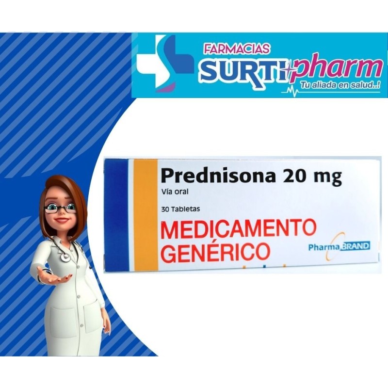 PREDNISONA TABx20MGx30 PHAR