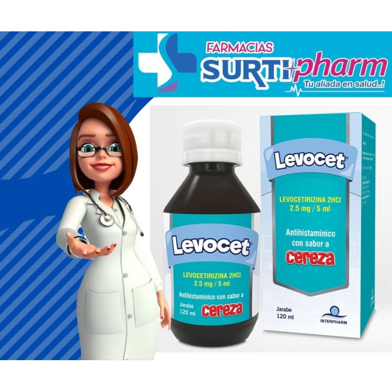 'LEVOCET JARABE 2.5MG/5ML120ML'