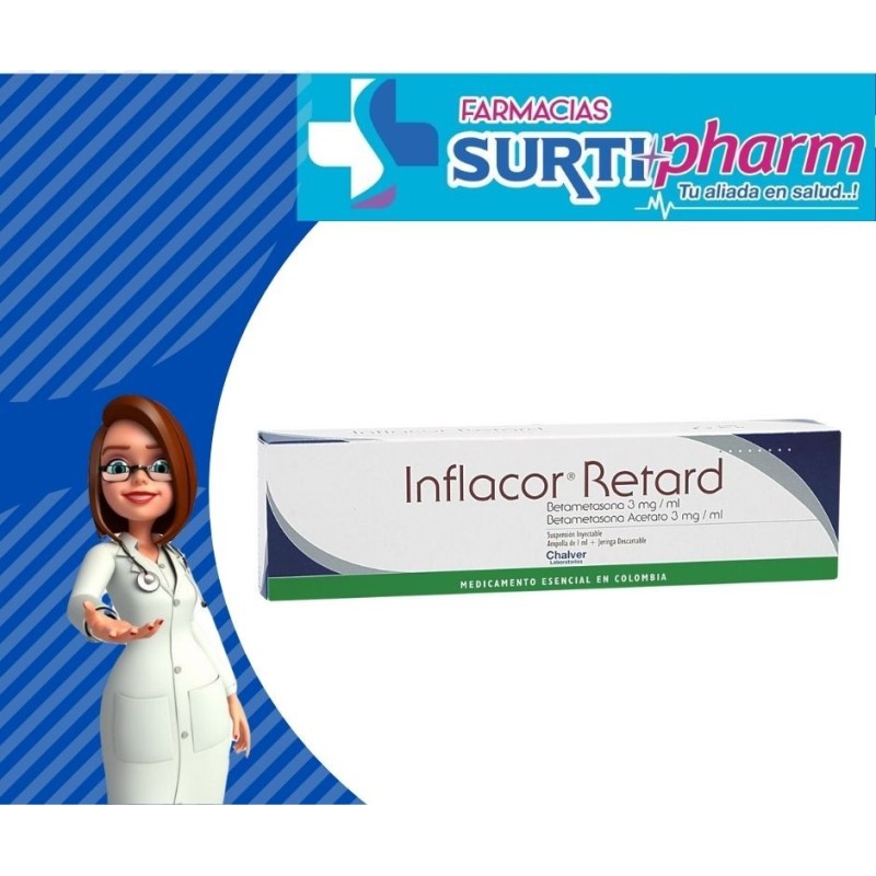 INFLACOR-RETAR INYx3MG/1MLx1 AMP