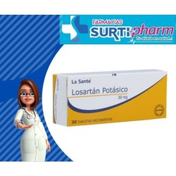 LOSARTAN TAB-RECx50MGx30x3B...