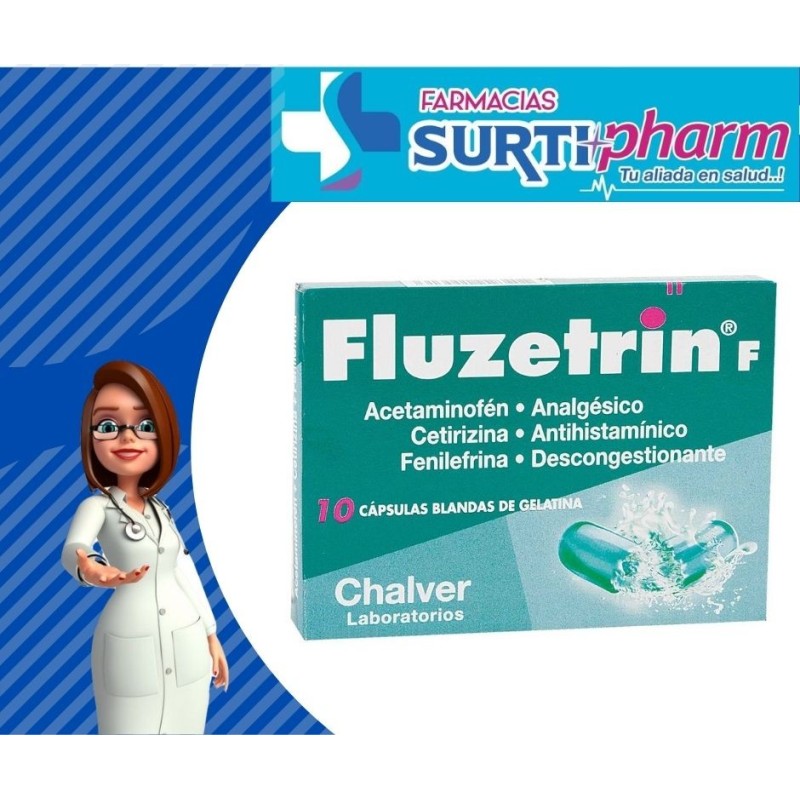 FLUZETRIN F CAP-BLANx10