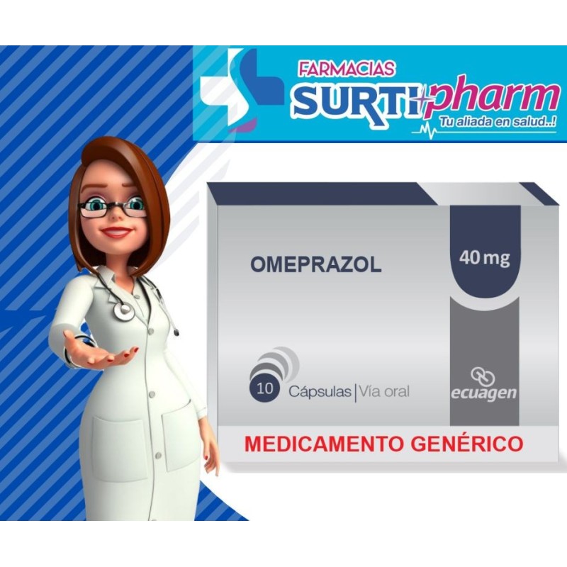 OMEPRAZOL CAPx40MGx10 ECUG