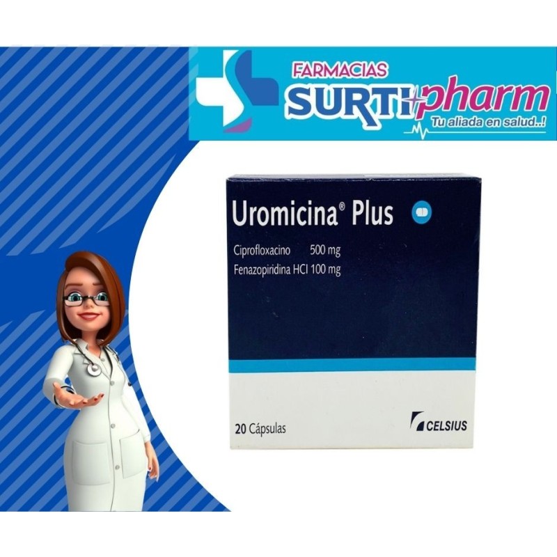 UROMICINA PLUS CAPx500/100MGx20