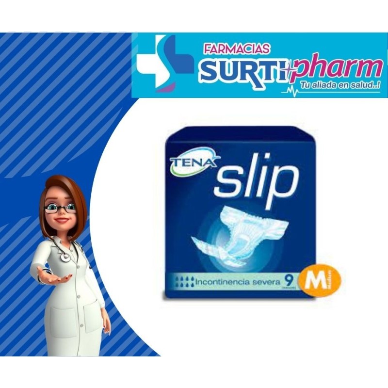PAÑAL TENA SLIP MEDx9