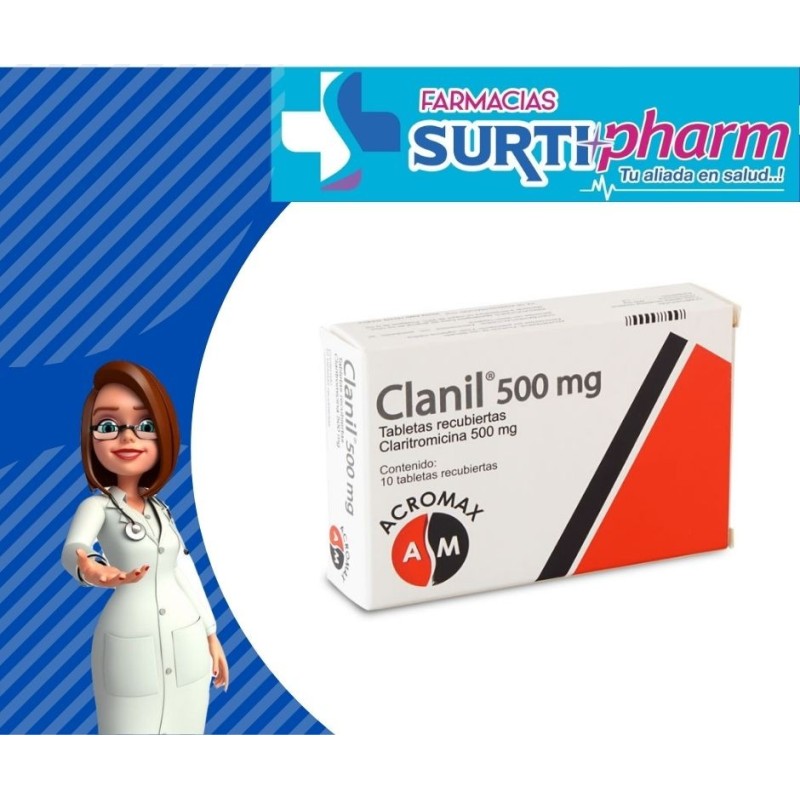 CLANIL TAB-RECx500MGx10