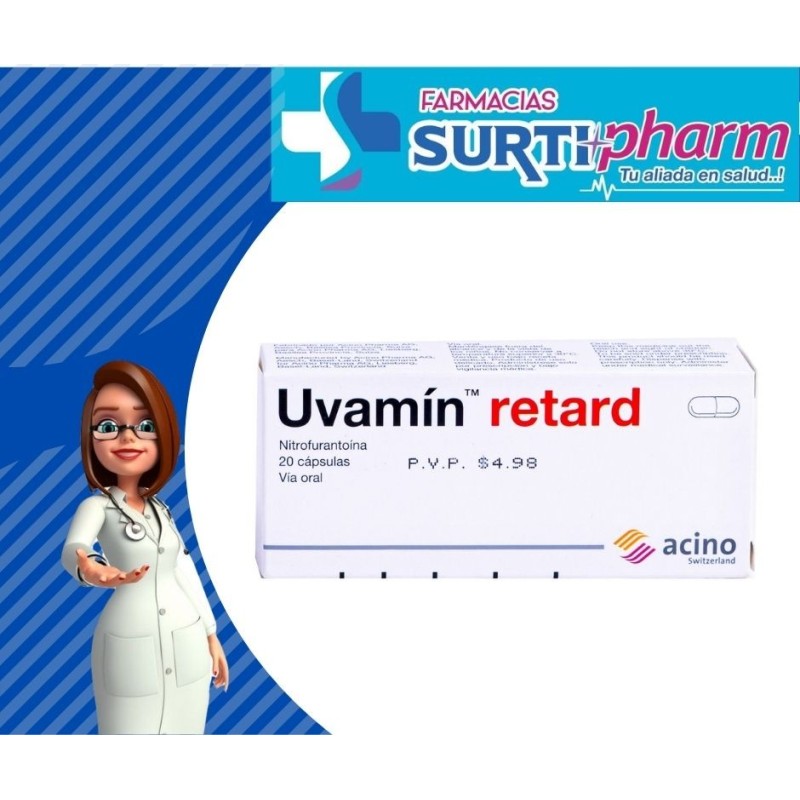 UVAMIN-RETARD CAPx100MGx20