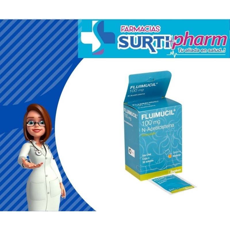 FLUIMUCIL-ORAL SOBx100MGx30