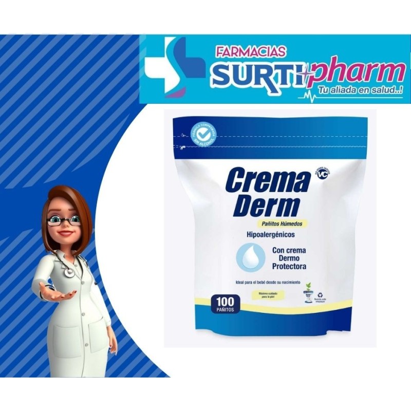 'PAÑITOS CREMA DERM HUMEDx100'