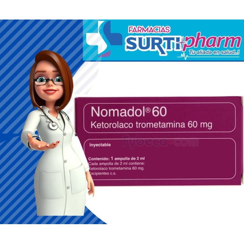 NOMADOL AMP-INYx60MGx2MLx1