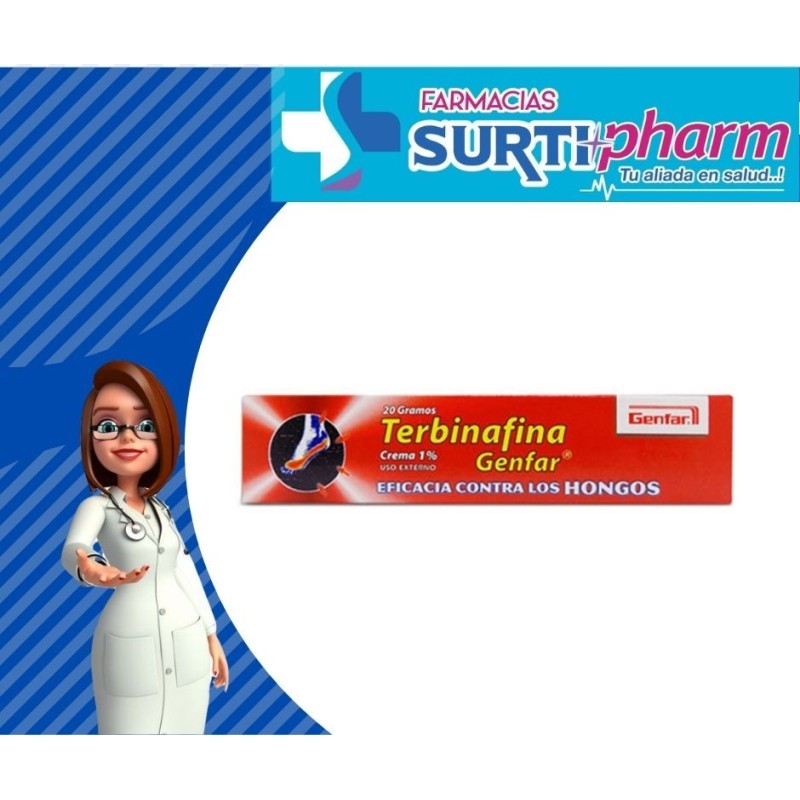TERBINAFINA CREx1%x20GR GENF