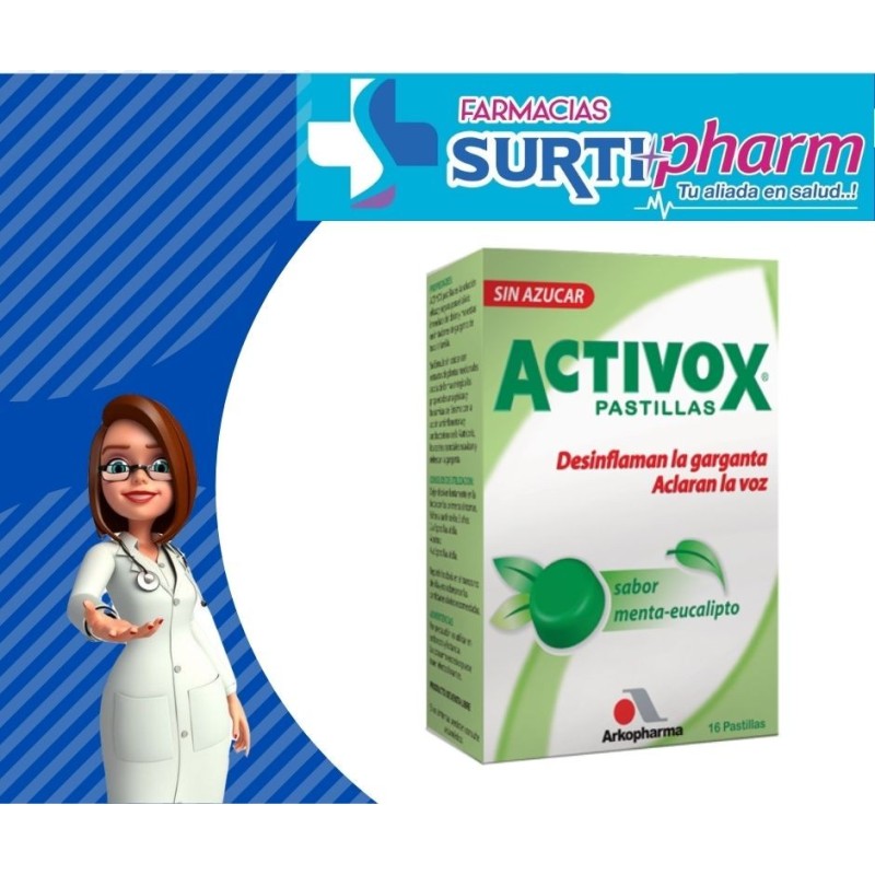 'ACTIVOX MENTA-EUCALIPTO TABx16'