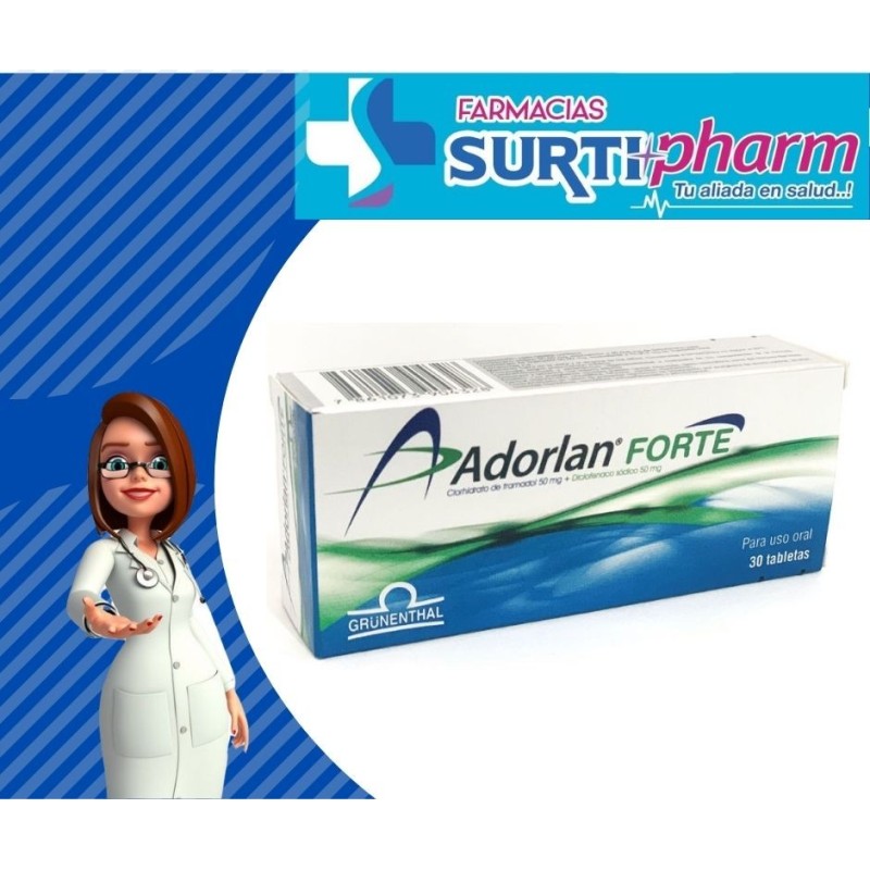 ADORLAN FORTE TABx50/50MGx30