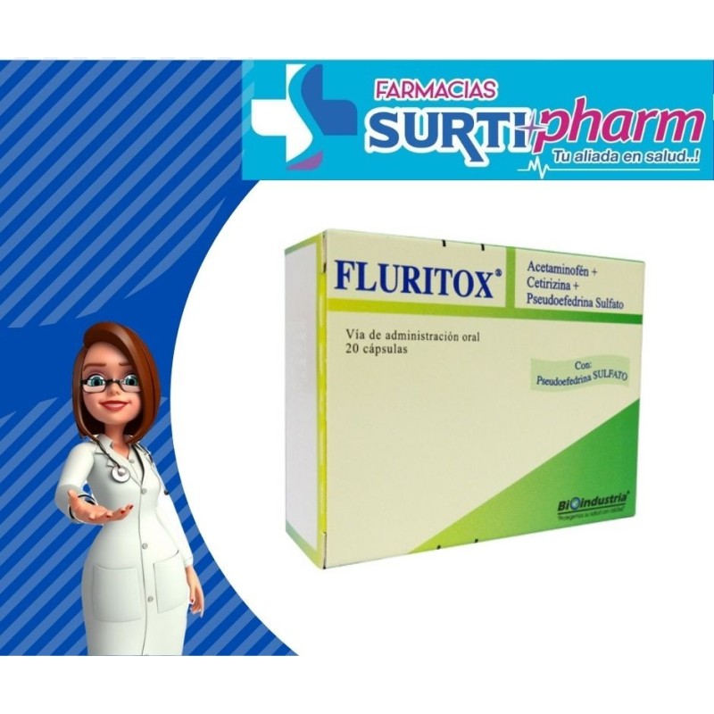 'FLURITOX CAPx5/60/50MGx20'