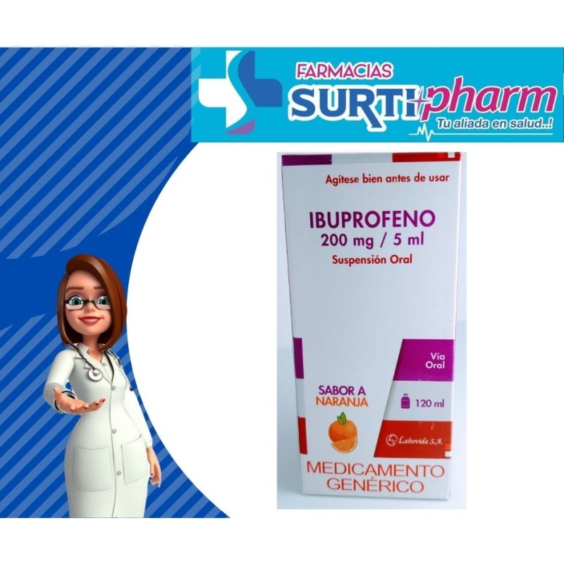IBUPROFENO SUSX200MG/5MLX120ML