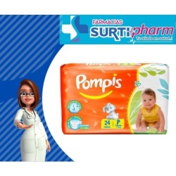 PAÑAL POMPIS ORIG PEQx24