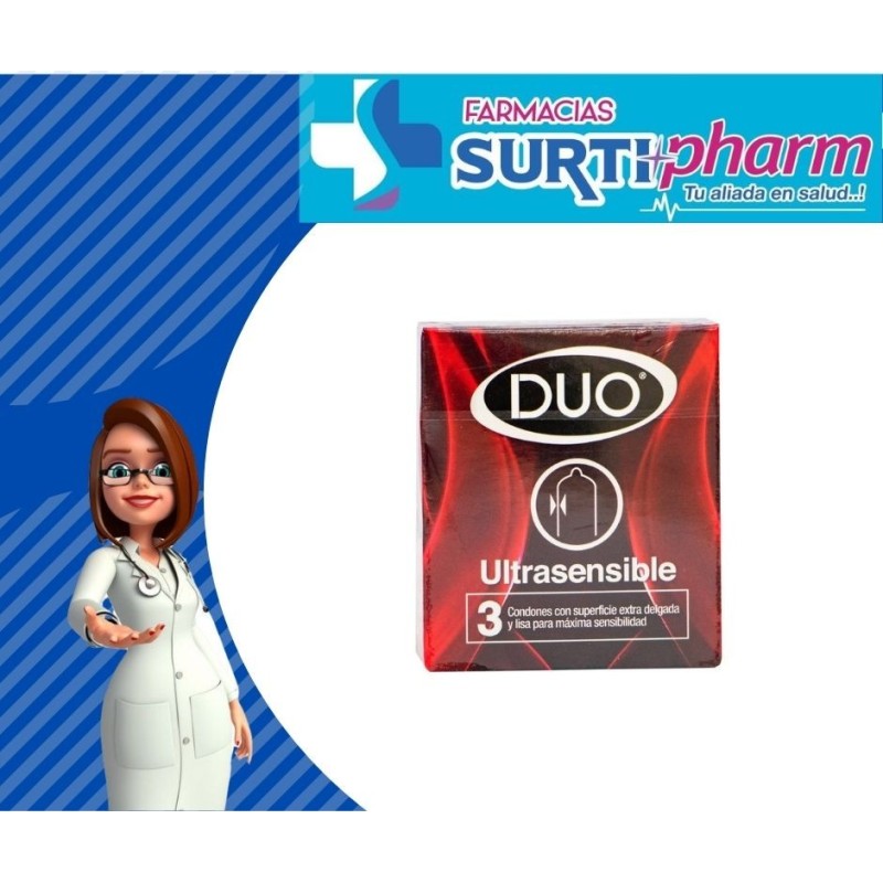 'PRESERV DUO ULTRASENSIBLEx3'