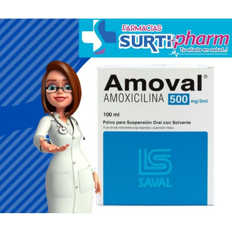 'AMOVAL SUSx500MG/5MLx100ML'