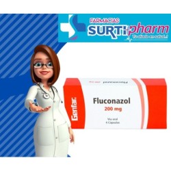 FLUCONAZOL CAPx200MGx4 GENF