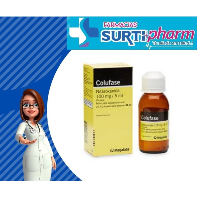 COLUFASE SUSx100MG/5MLx60ML