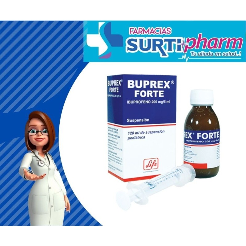 BUPREX FORTE SUSPx200MG/5MLx120ML