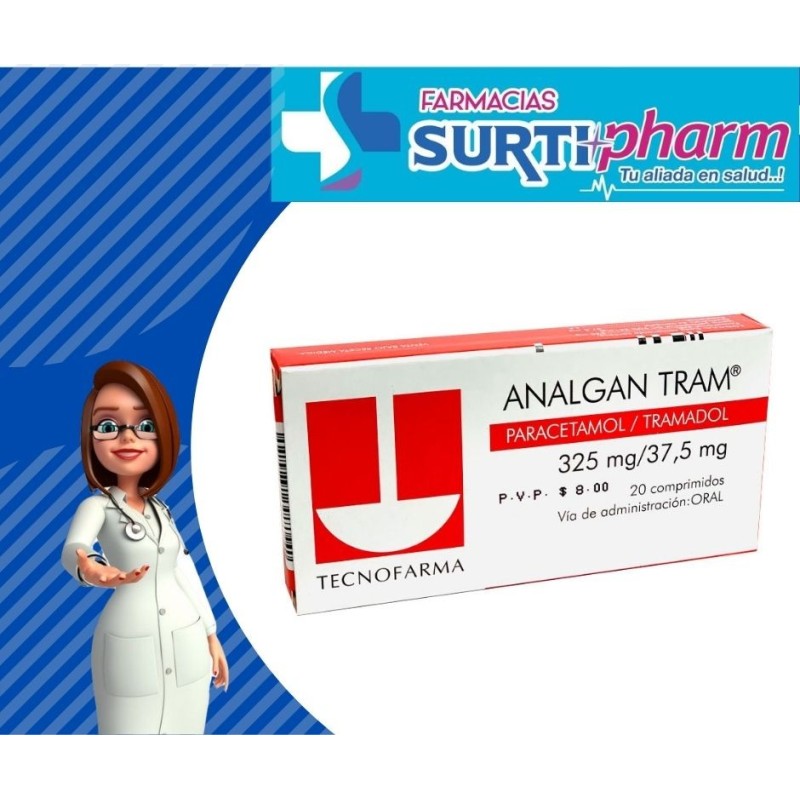 ANALGAN TRAM COMx325MG/37.5MGx20