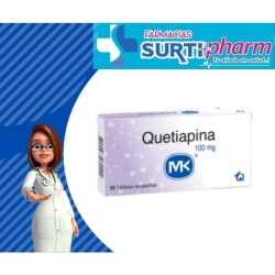 QUETIAPINA COMx100MGx30 MK