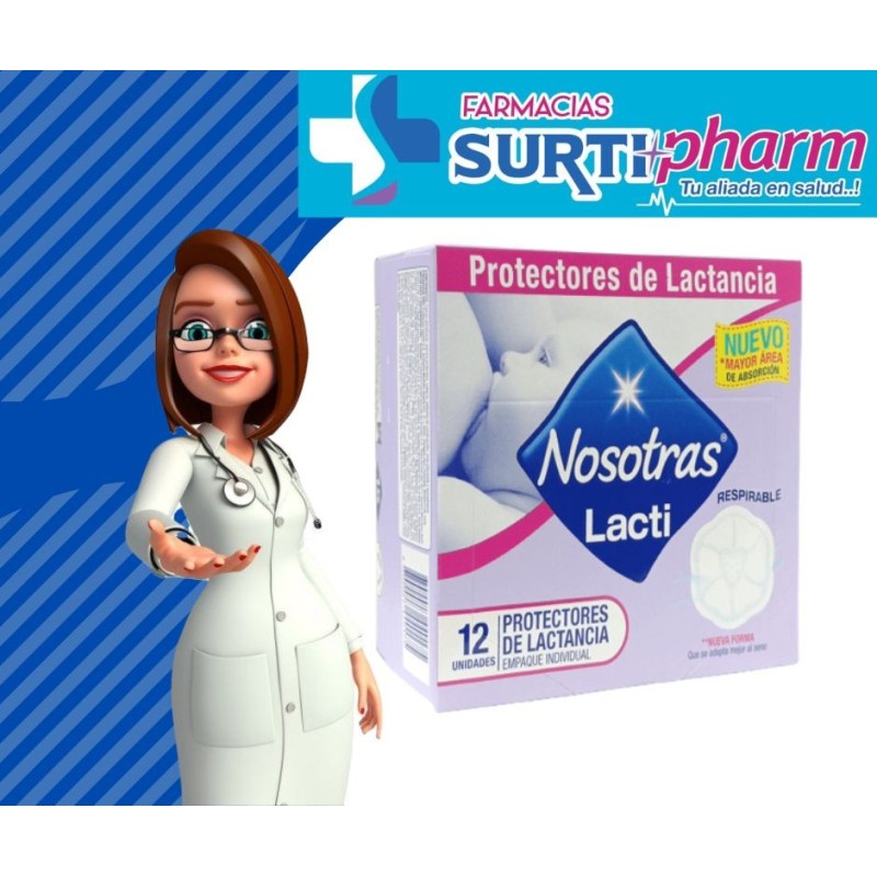 ABSORBENTE LECHE LACTI-NOSOTRx12 x1