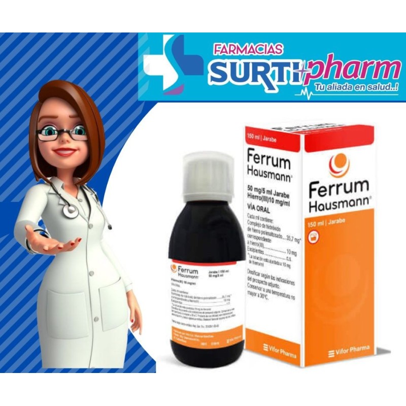 FERRUM HAUSMANN JBEx50MG/5MLx150ML