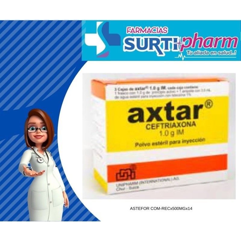 'AXTAR AMP-INY I.Vx1GRx10ML'