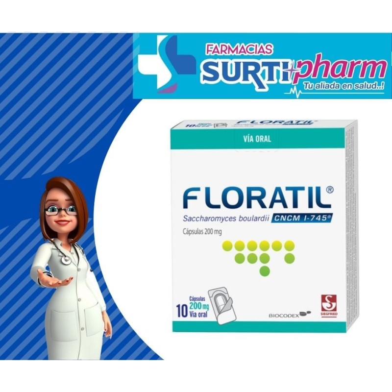 FLORATIL CAPx200MGx10