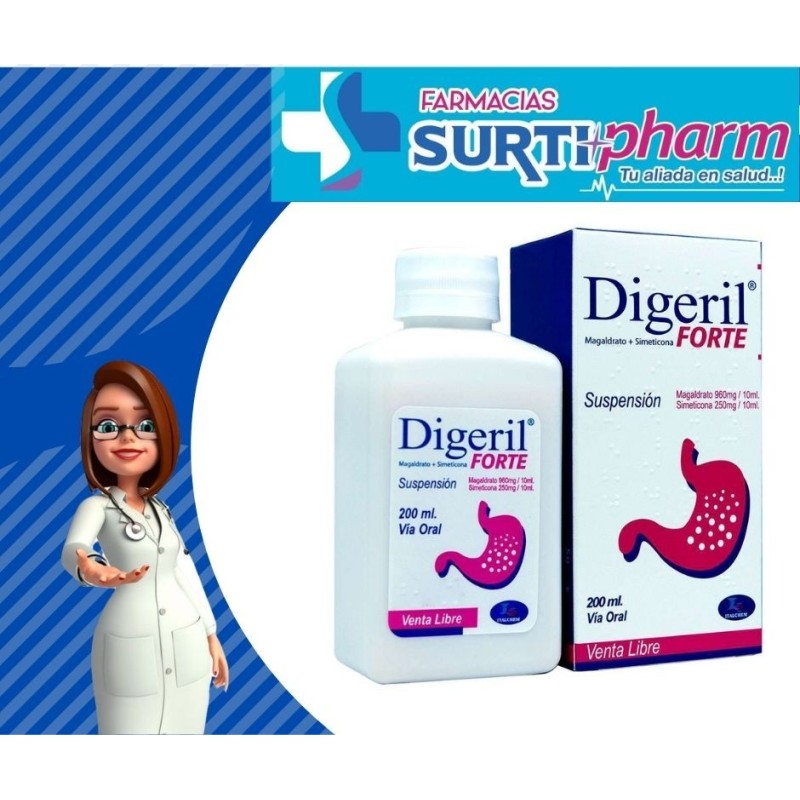 DIGERIL FORTE SUSx960/250MGx200ML