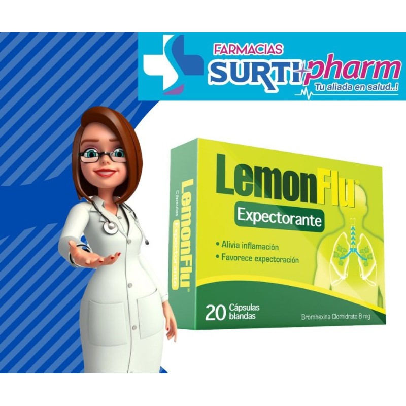 LEMONFLU TAB EXPECTORANTE CAJA x20