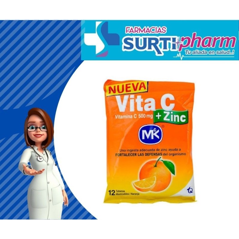 'VITA C+ZINC MASTICABLE MK'