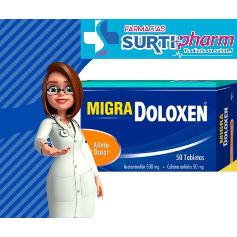 MIGRA DOLOXEN 500 MG./50 MG X50 TAB