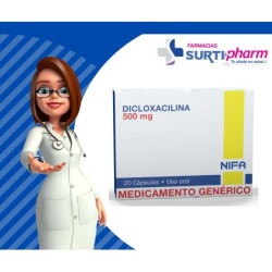 DICLOXACILINA CAPx500MGx20 NIF