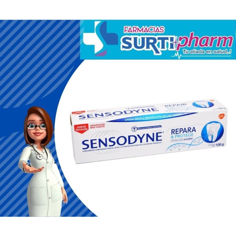 PASTA SENSODYNE REPARA-PROTEGx100GR