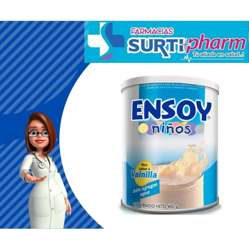 ENSOY POLVO VAINILLA NIÑOSx400GR