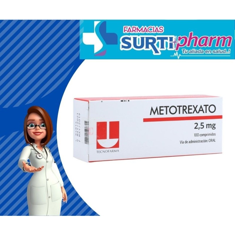 METOTREXATO COMx2.5GRx100