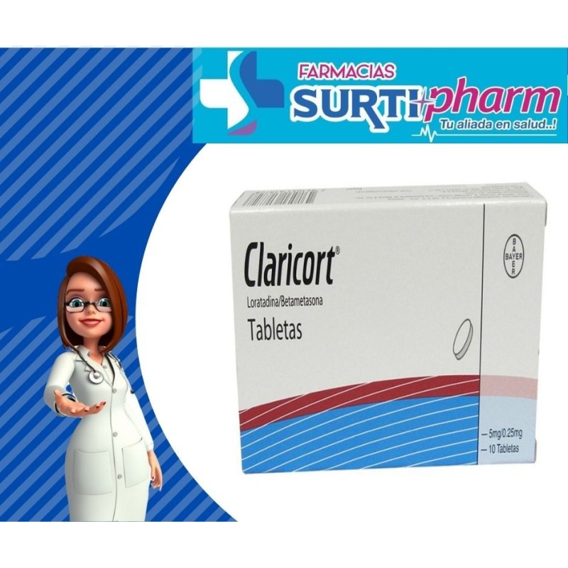 CLARICORT TABx0.25/5MGx10